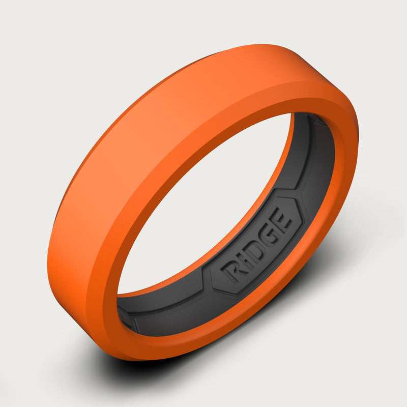 6mm Silicone Ring Set - Basecamp Orange