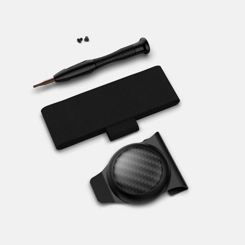 Ridge Carbon AirTag Money Clip - Carbon Fiber 3k at Ridge