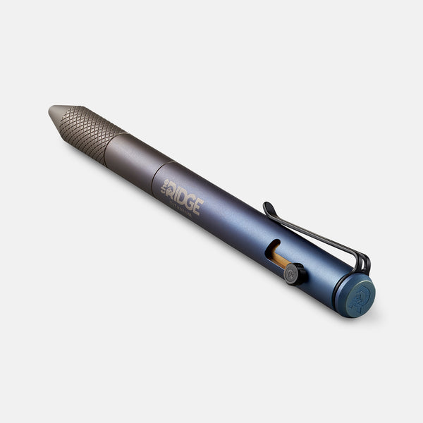 The Ridge- Bolt Action Pen Burnt Titanium