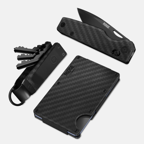 The Ridge: Wallet + Keycase Kit | Forged Carbon - Ridge Global