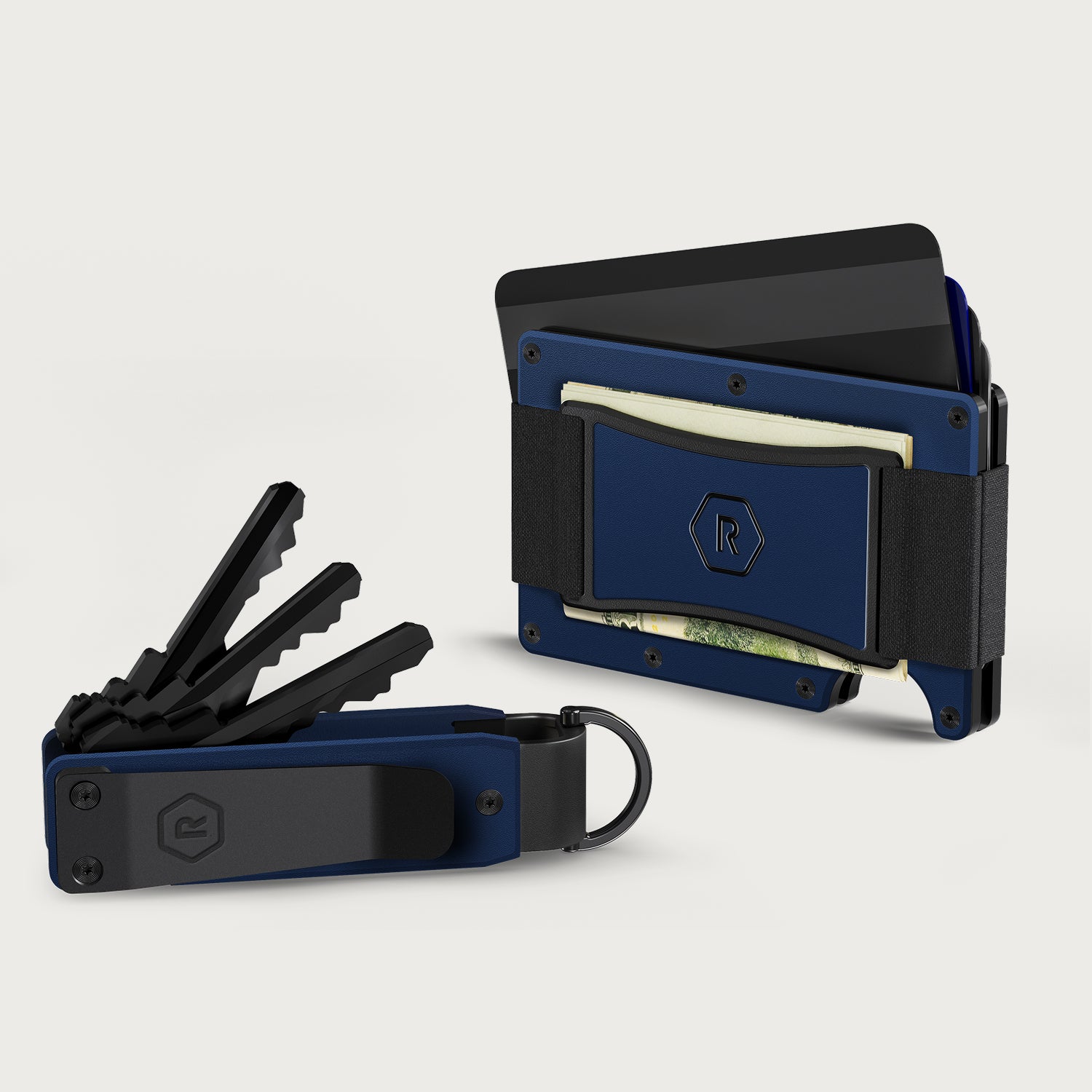 Ridge Wallet + KeyCase Kit | Dark Harbor