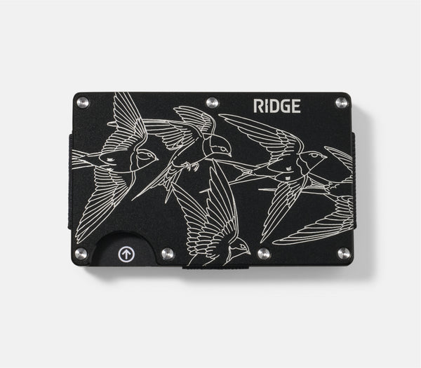 Ridge Wallet H.B. Nielsen - Silver Swallows