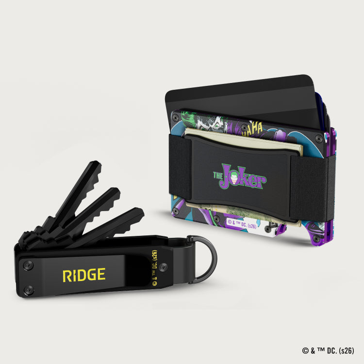 Ridge Wallet + KeyCase - The Joker™ + Batman™ | GEAR FOR THE PREPARED
