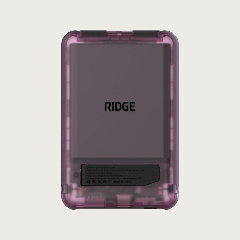 Ridge Power Bank - 10k mAh Bundle - Atomic Purple - 3-Pack