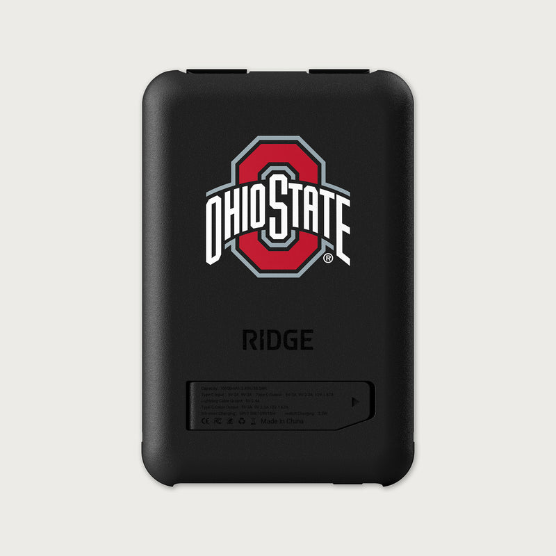 Ridge Power Bank - 10k mAh - Ohio State Buckeyes