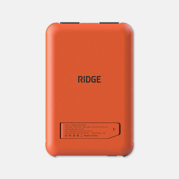 Modern Power Meets Modern Life | Magnetic Power Bank - Basecamp Orange