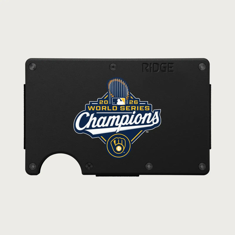 Ridge Wallet - 2026 World Series Champions - Milwaukee Brewers