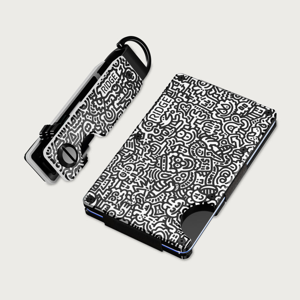 Wallet + KeyCase – Mr Doodle | THE ART OF EVERYDAY – Ridge