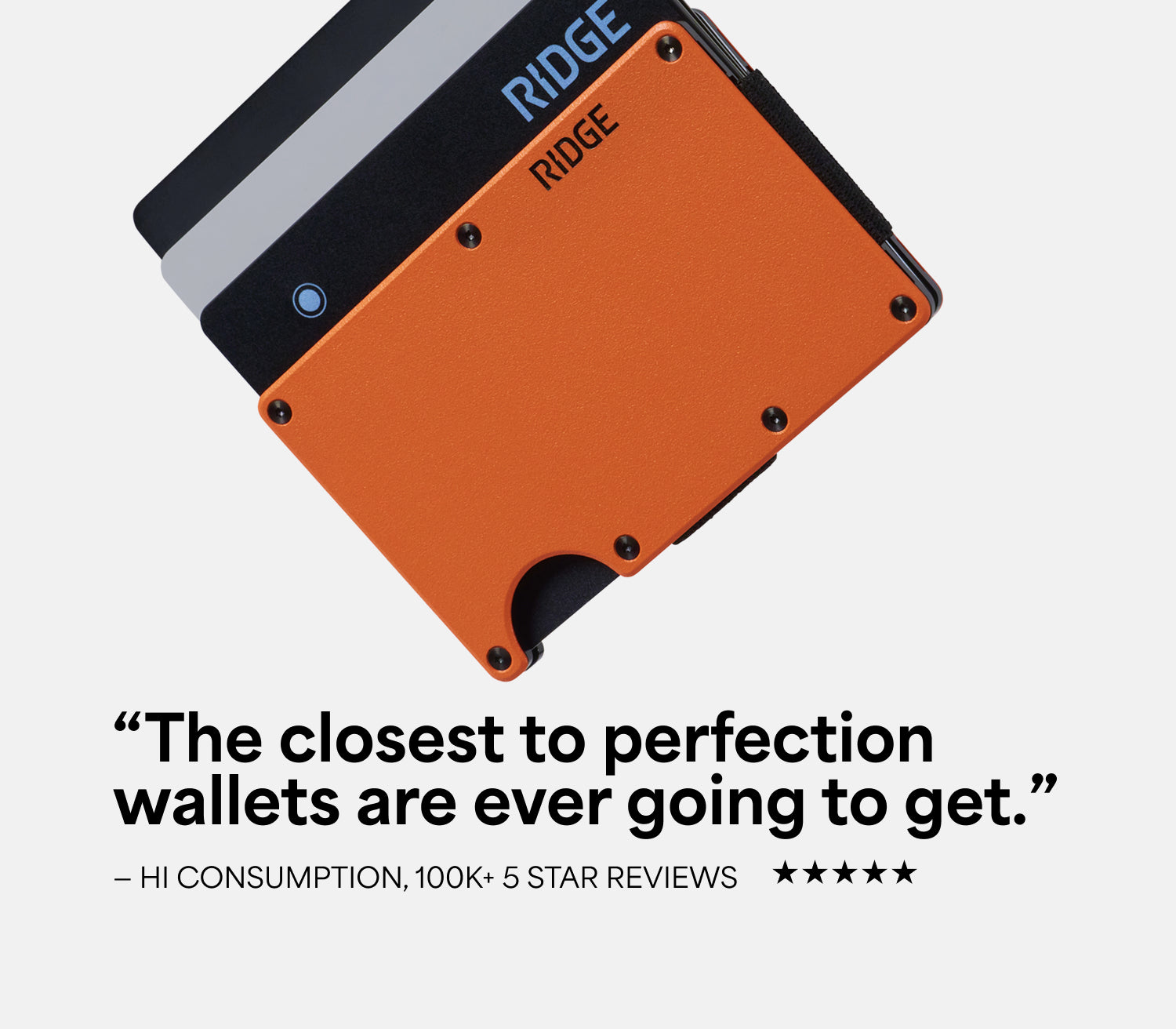 Aluminum Black Wallet - Strong & Durable | The Ridge