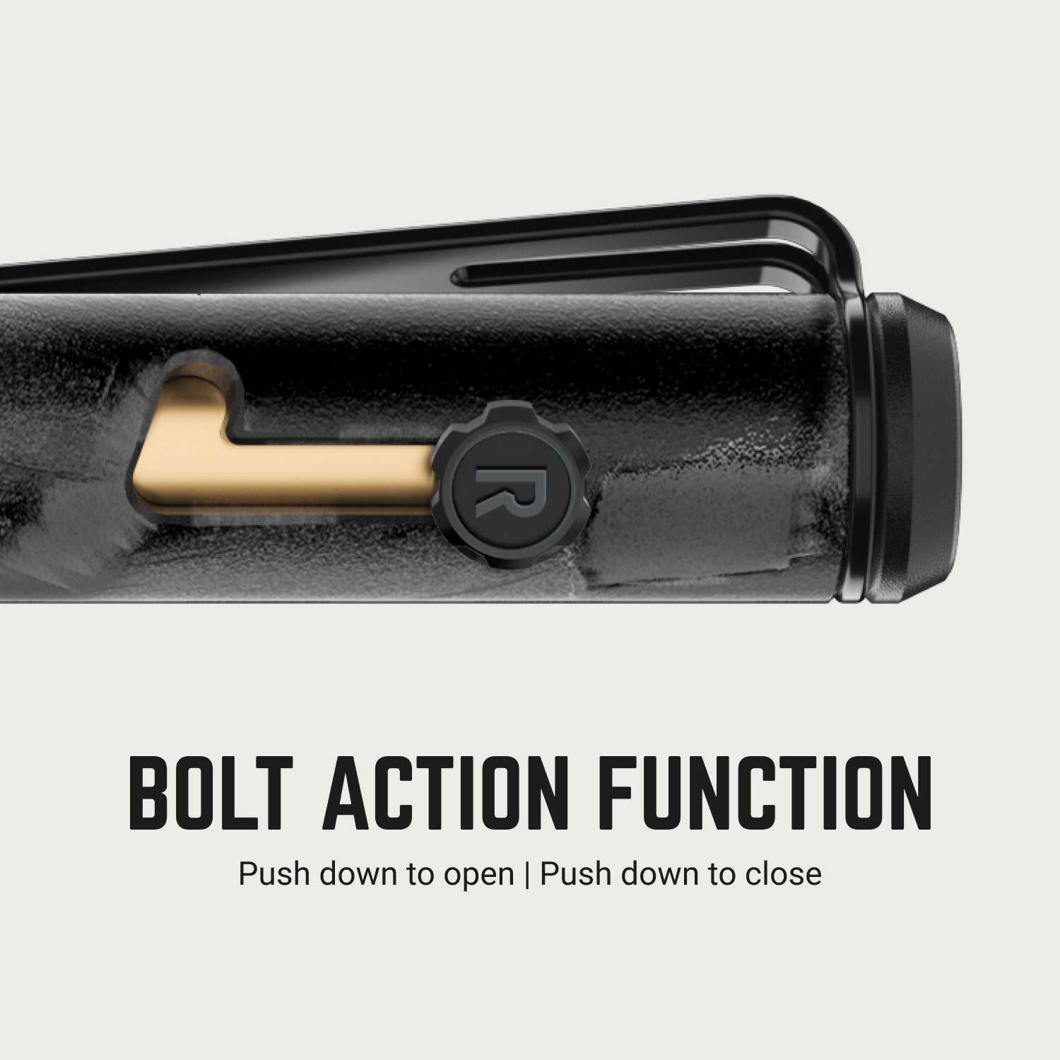 Burnt Titanium Bolt Action Pen // The Ridge