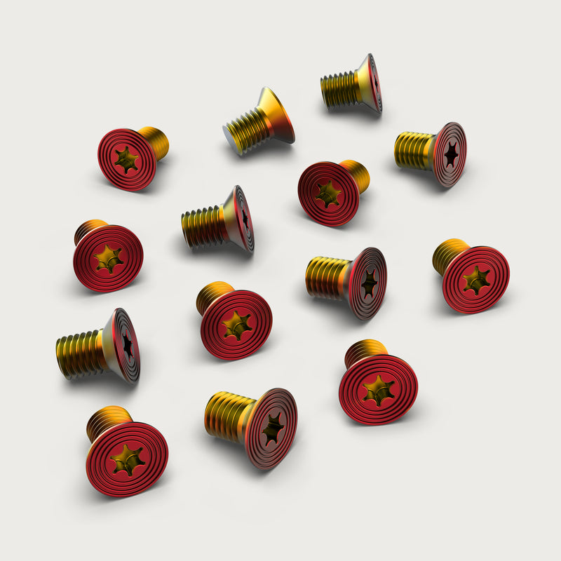 Screw Set - Red Screws