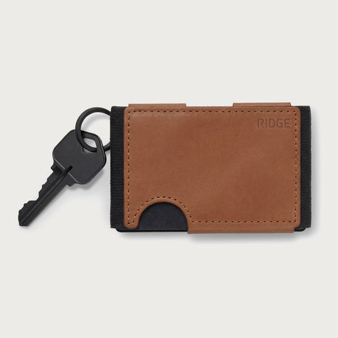 ridge wallet tobacco brown leather The Biflex lasting use Ridge Biflex - Tobacco Brown