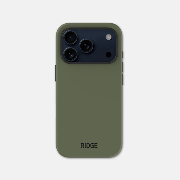 Ridge Phone Case - Matte Olive