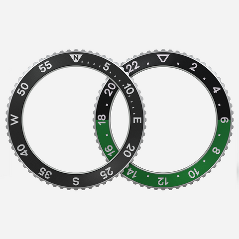 Ridge Ridge Watch Accessory - Green/Black GMT Bezel at Ridge