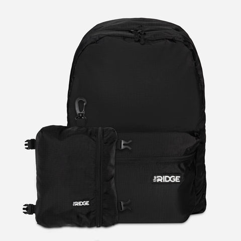 Ridge The Packable Backpack- Royal Black at Ridge