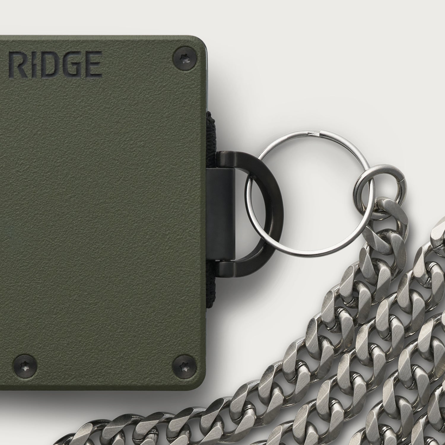 Ridge Wallet Chain + D Ring | Security Meets Style