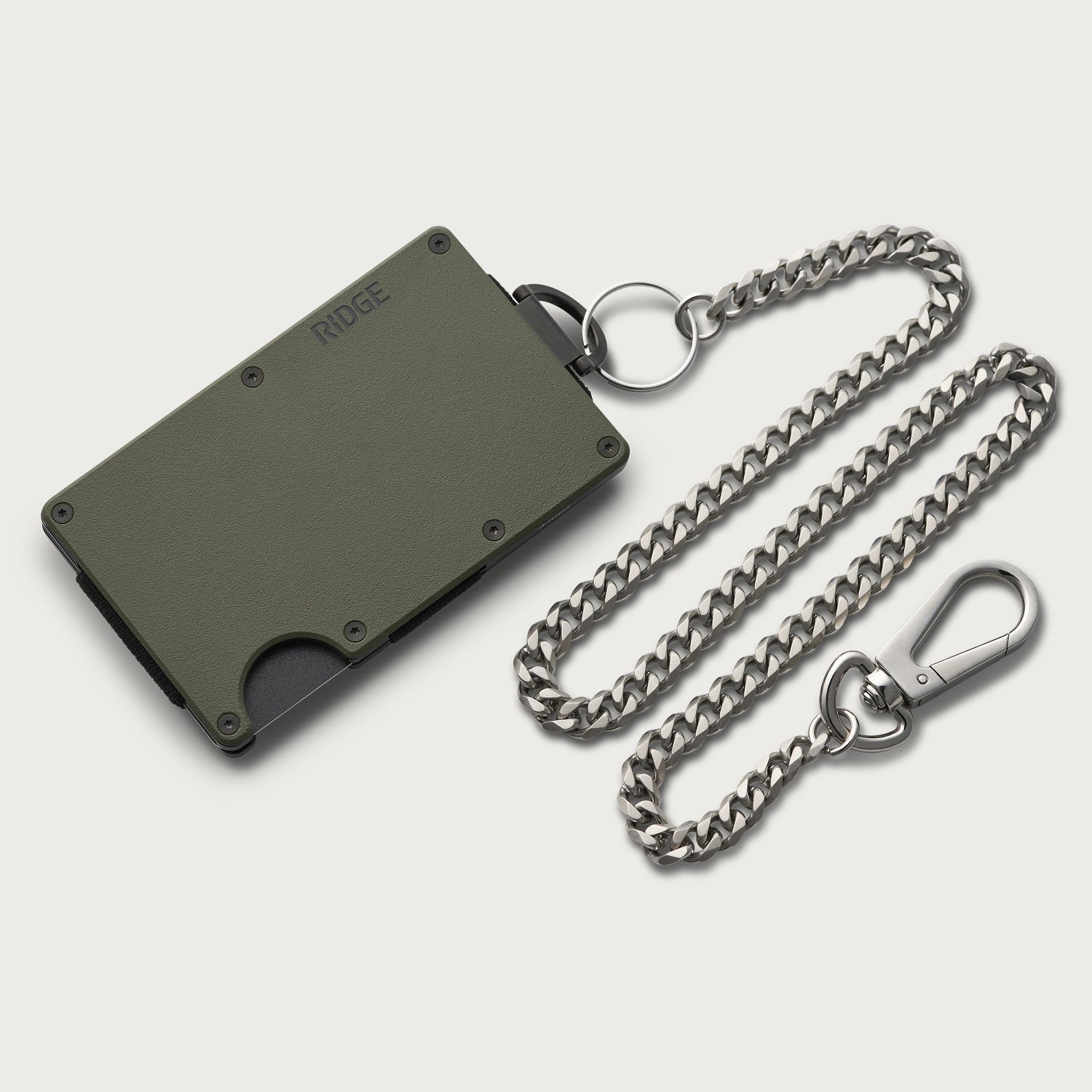 Ridge Wallet Chain + D Ring | Security Meets Style