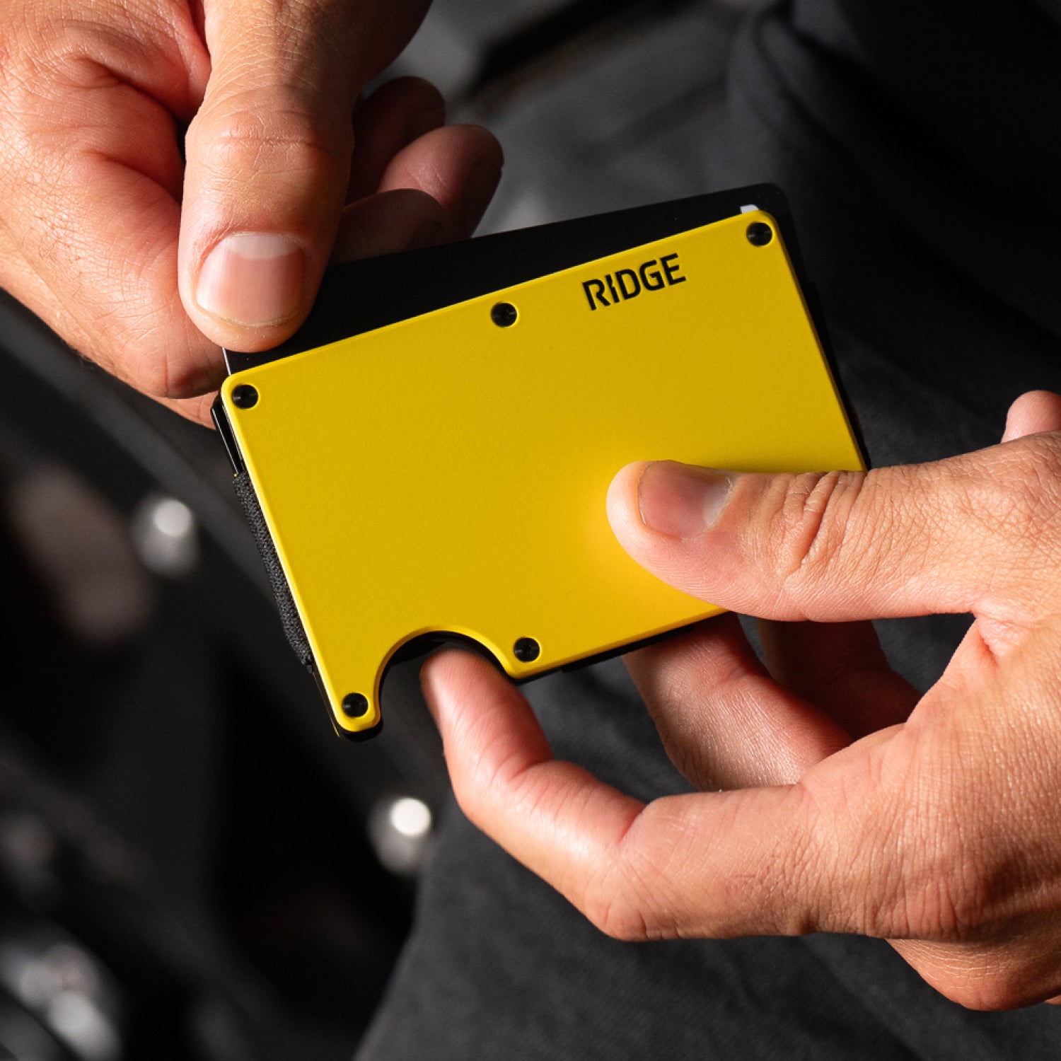 Ridge Wallet + KeyCase - Apex Yellow | TRACK-TESTED COLORS