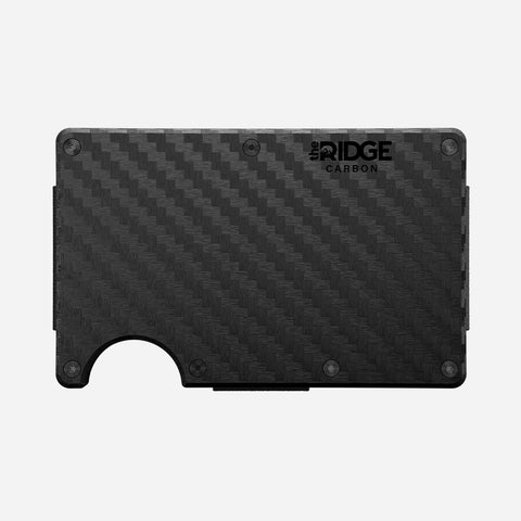  The Ridge Wallet For Men, Slim Wallet For Men - Thin as a Rail,  Minimalist Aesthetics, Holds up to 12 Cards, RFID Safe, Blocks Chip  Readers, Carbon Fiber Wallet With Money
