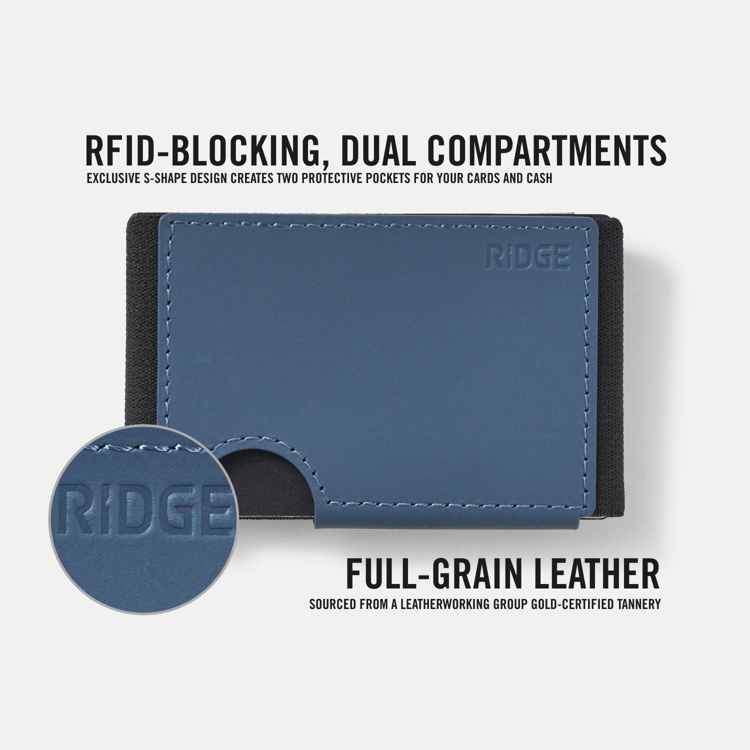 RIDGE | Daily Driver Kit - Biflex - Cobalt Blue Leather - Ridge