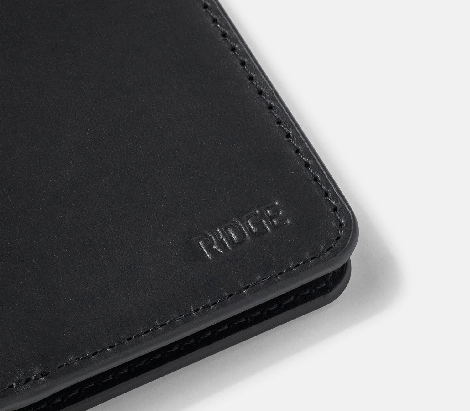 Ridge Bifold - Midnight Black Leather