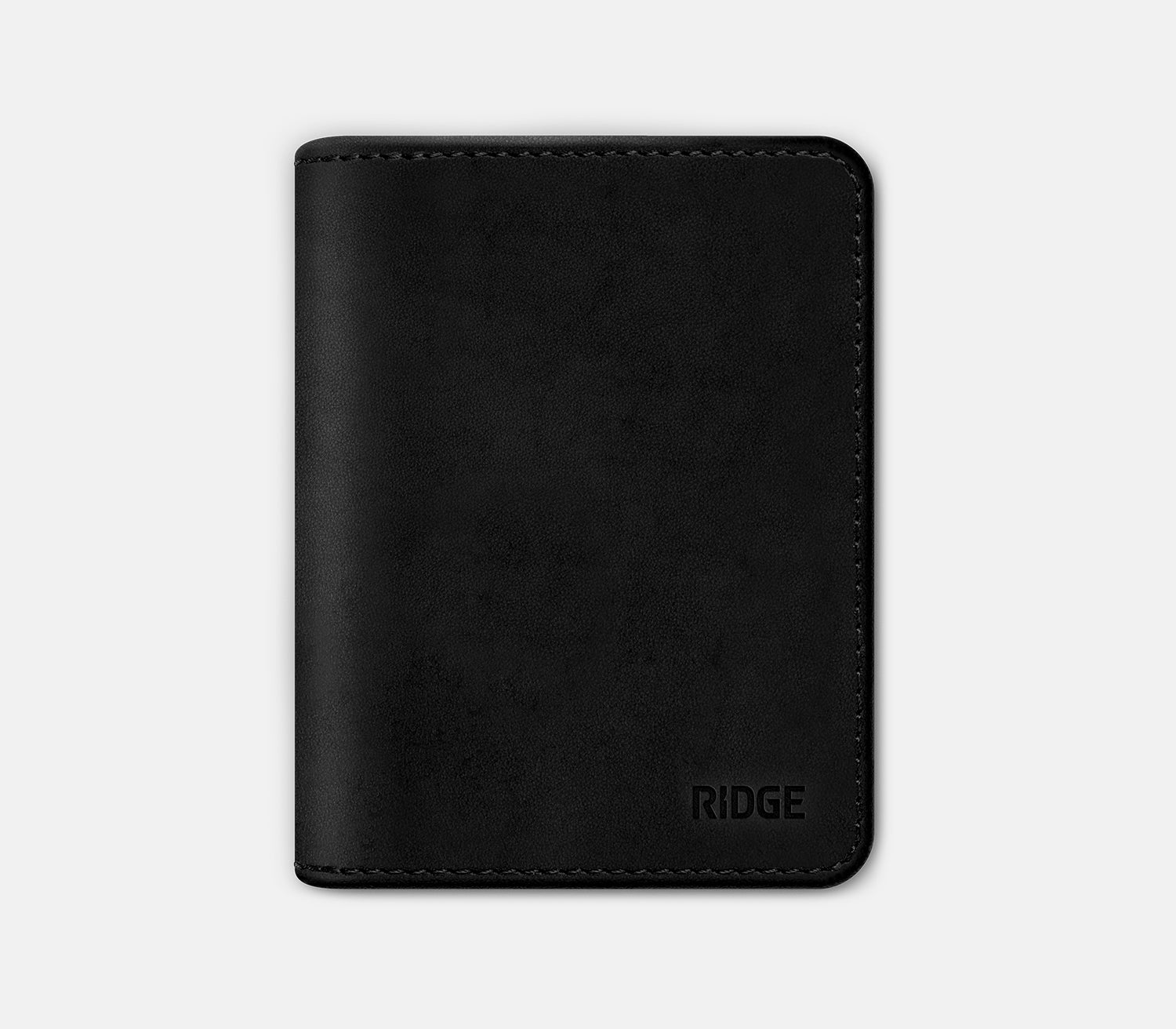 Ridge Bifold - Midnight Black Leather