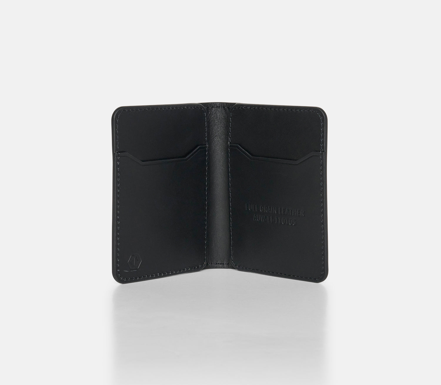 Ridge Bifold - Midnight Black Leather