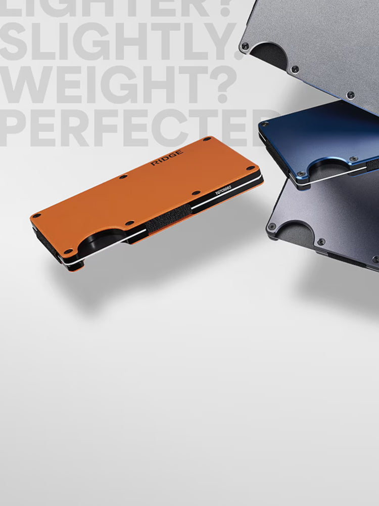 Titanium Stonewash Wallet - Strong & Durable | The Ridge