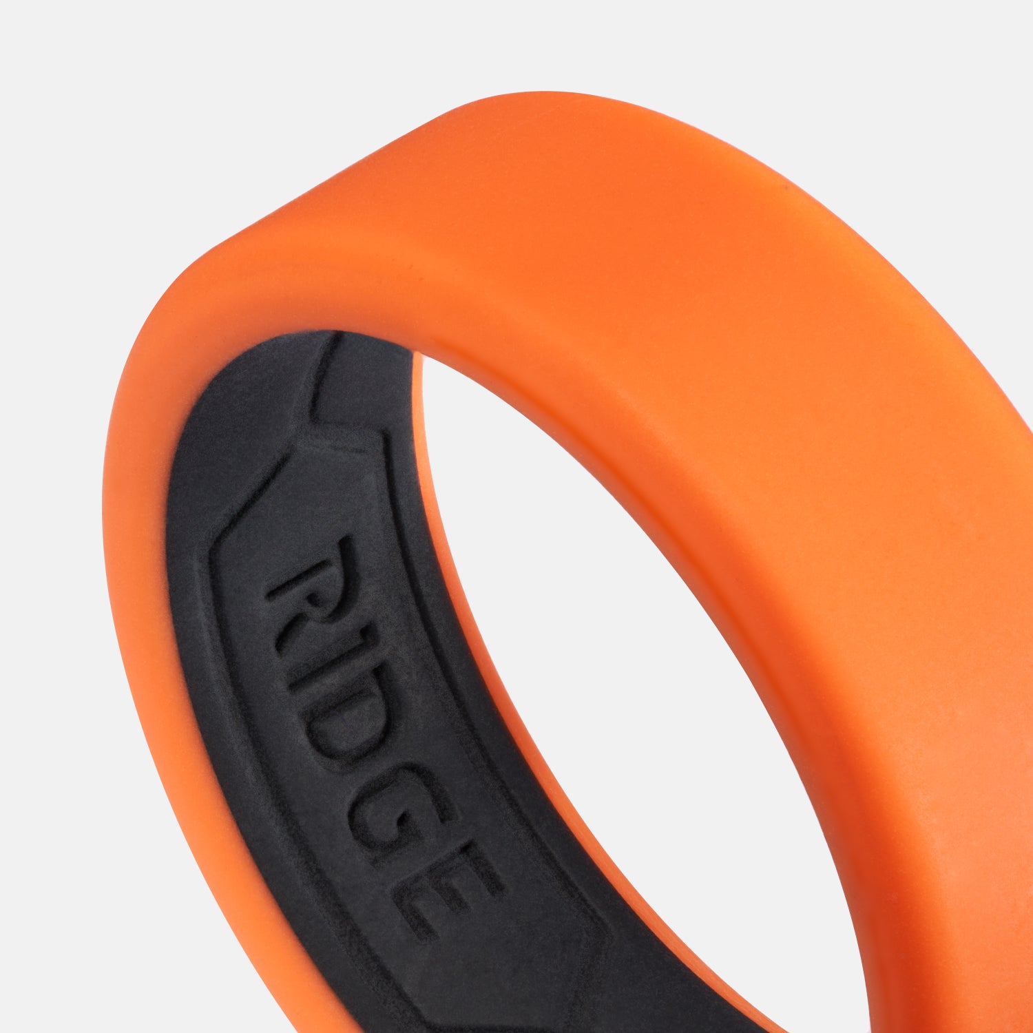 Ridge 8mm Silicone Ring Set - Basecamp Orange