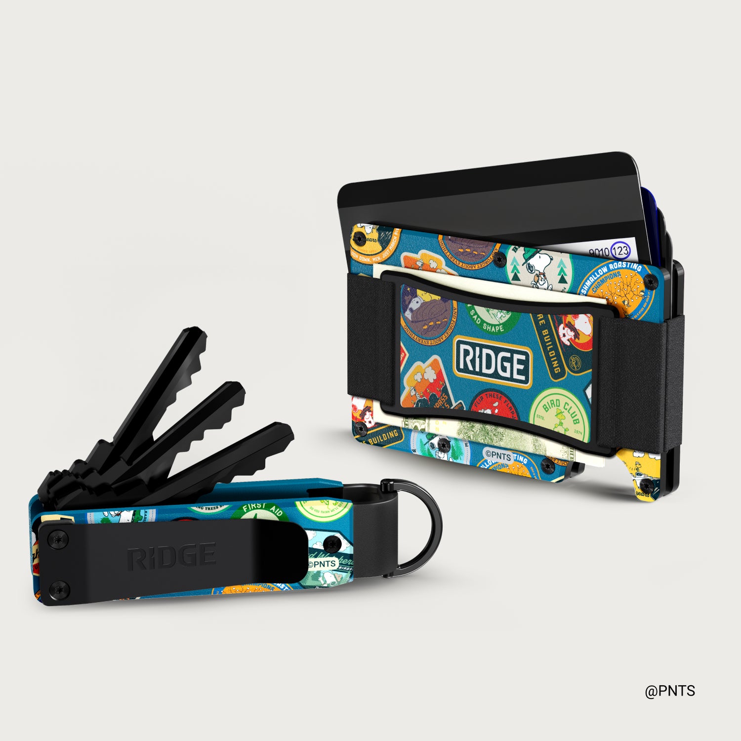 RIDGE x PEANUTS® Wallet + KeyCase Kit | Peanuts - Beagle Scouts