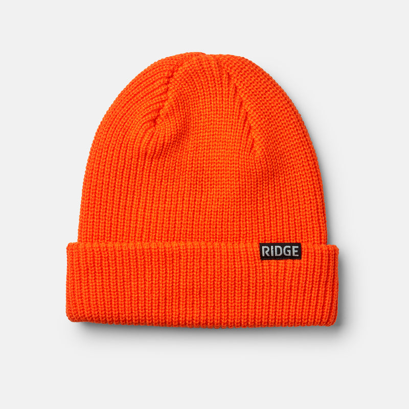 Ridge Classic Cuffed Beanie - Basecamp Orange — view 2 of 8