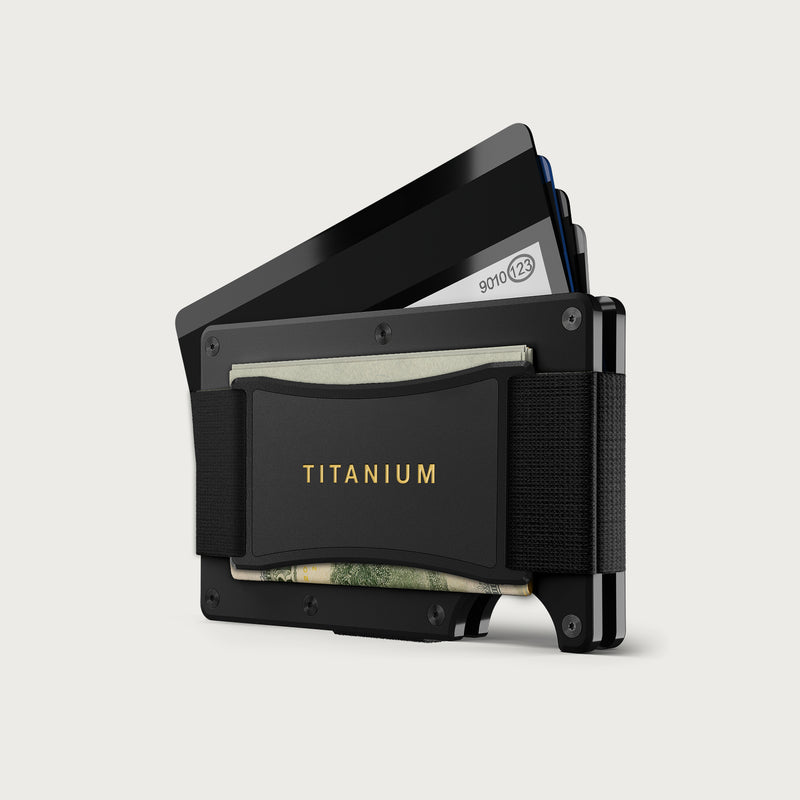 Ridge Wallet - Black Titanium - Terrain