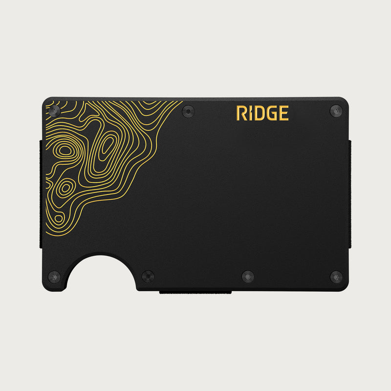 Ridge Wallet - Black Titanium - Terrain