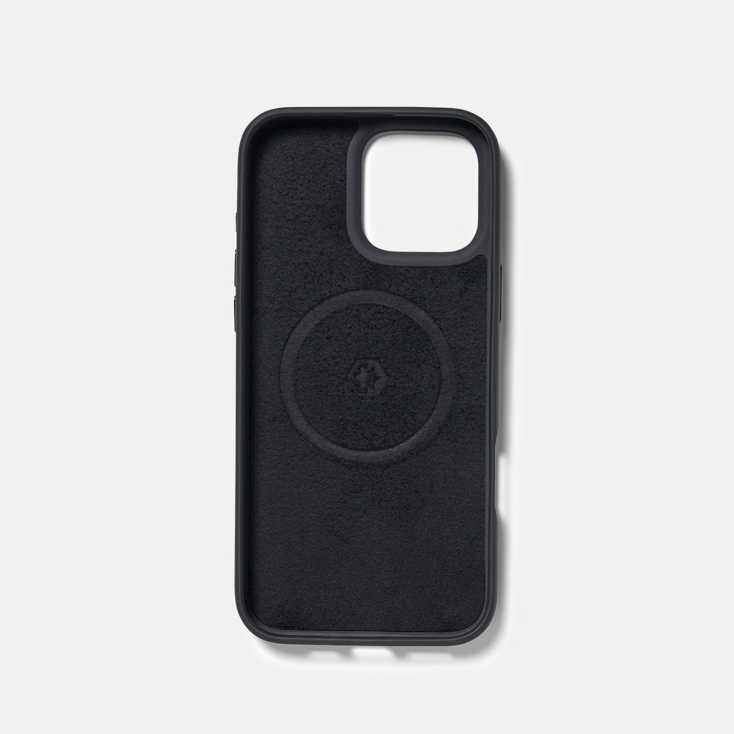 【限定品】 rhode iPhoneケース 16 Pro / Black Ridge Phone Case - Midnight Black Leather - iPhone 16 Pro Max