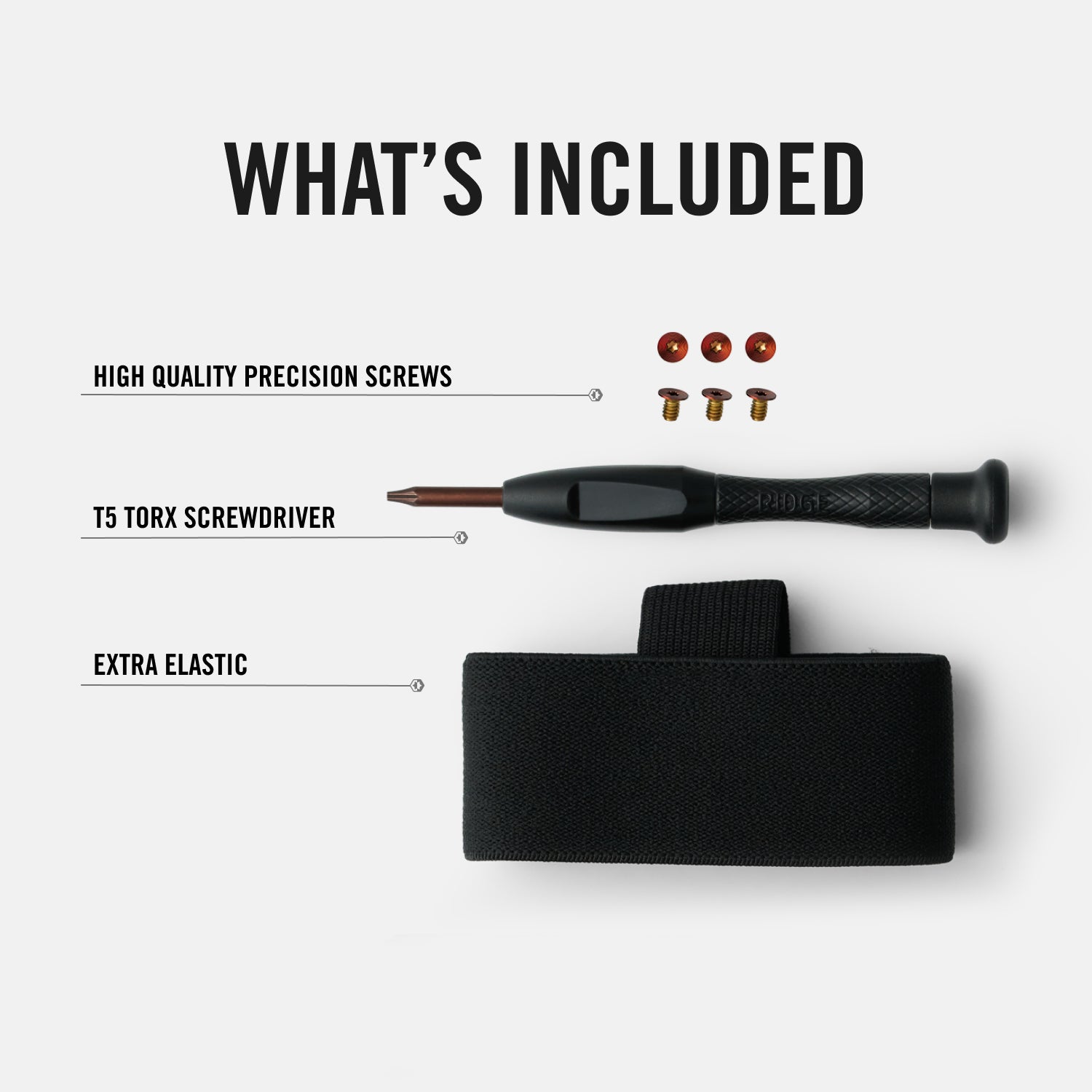 Screw Set - Blue Screws