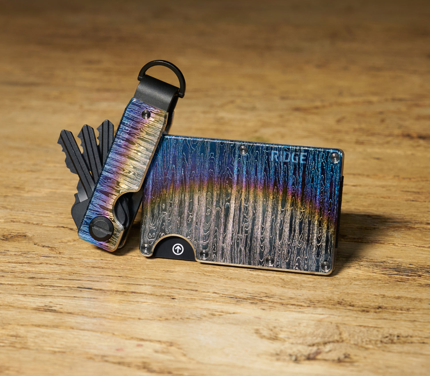 Ridge Wallet - Damascus