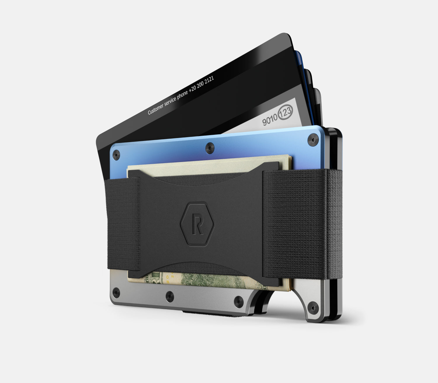 Titanium Black Money Clip | Products | the RIDGE カードも