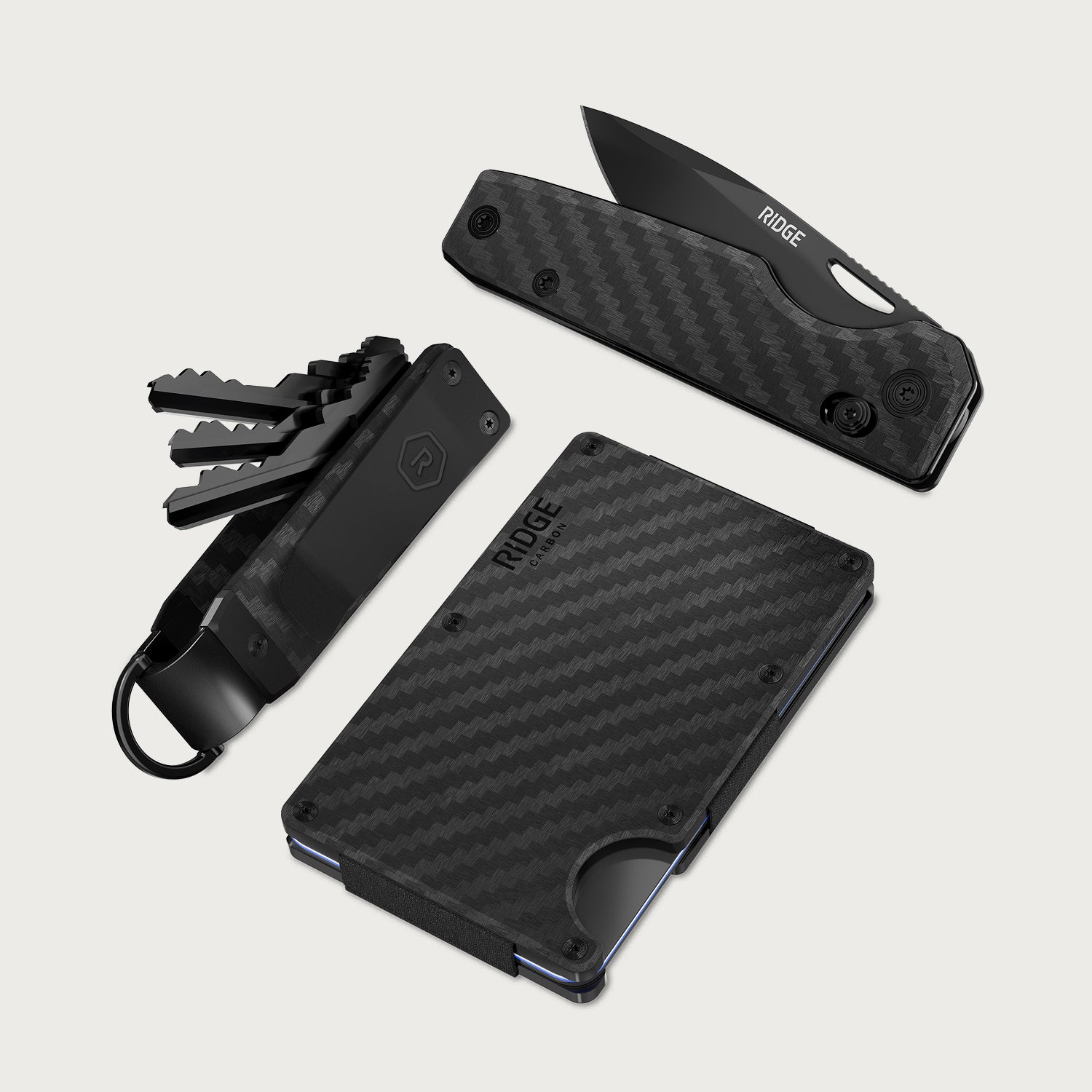 The Ridge: Wallet + Keycase + Everyday Folder Kit