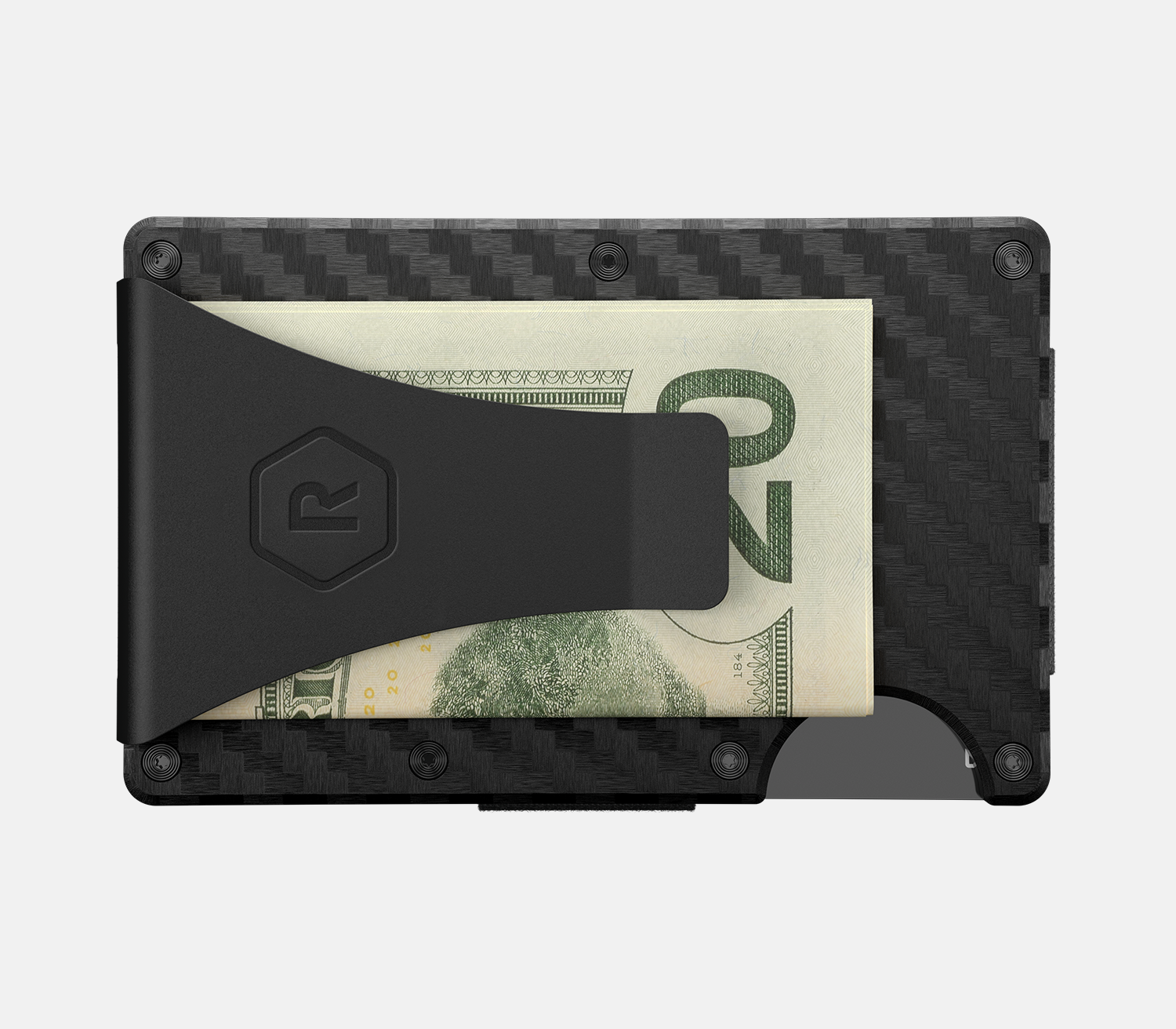the ridge wallet Carbon Fiber - MONEY CLIP SHIPS SAME DAY