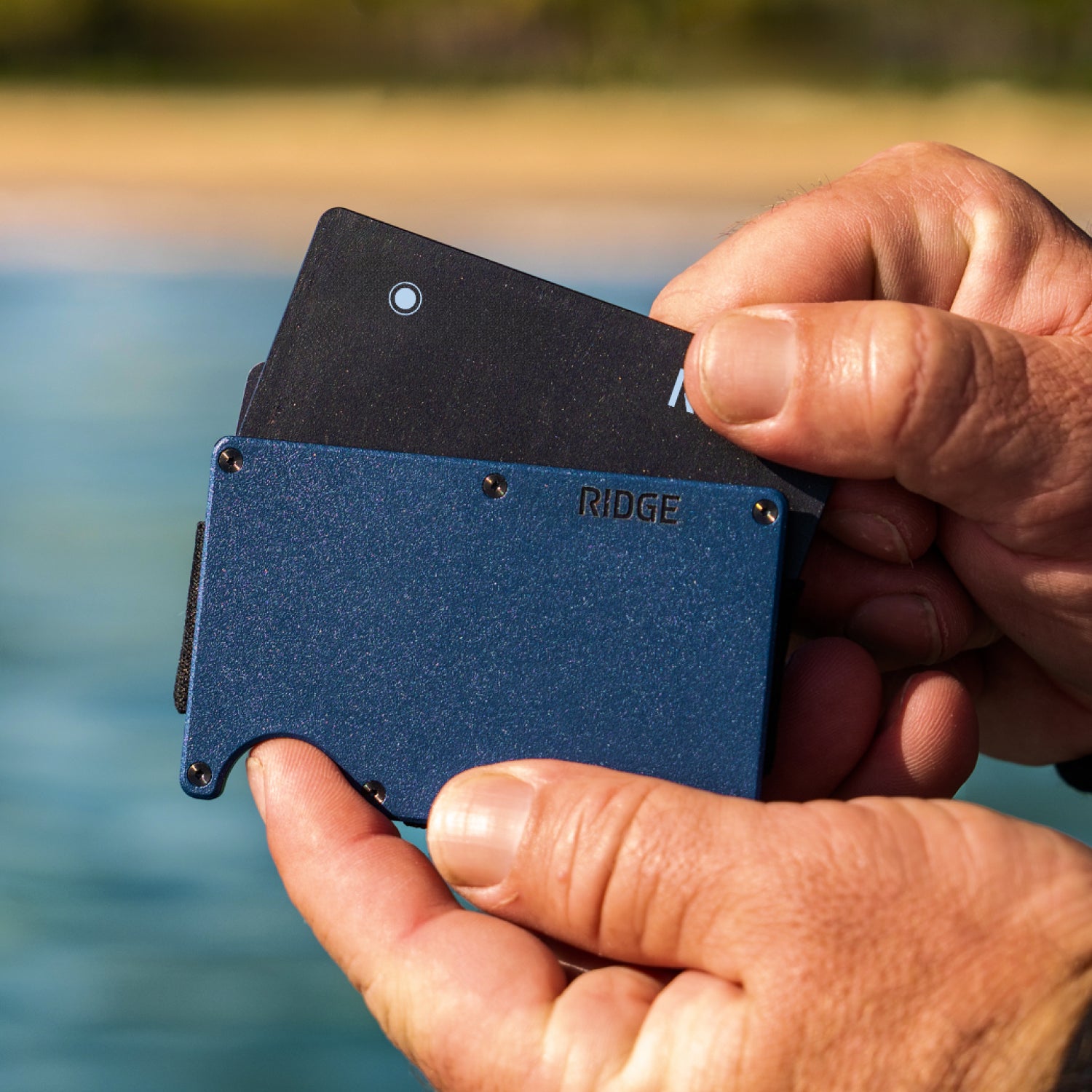 Ridge Wallet + KeyCase Kit | Dark Harbor
