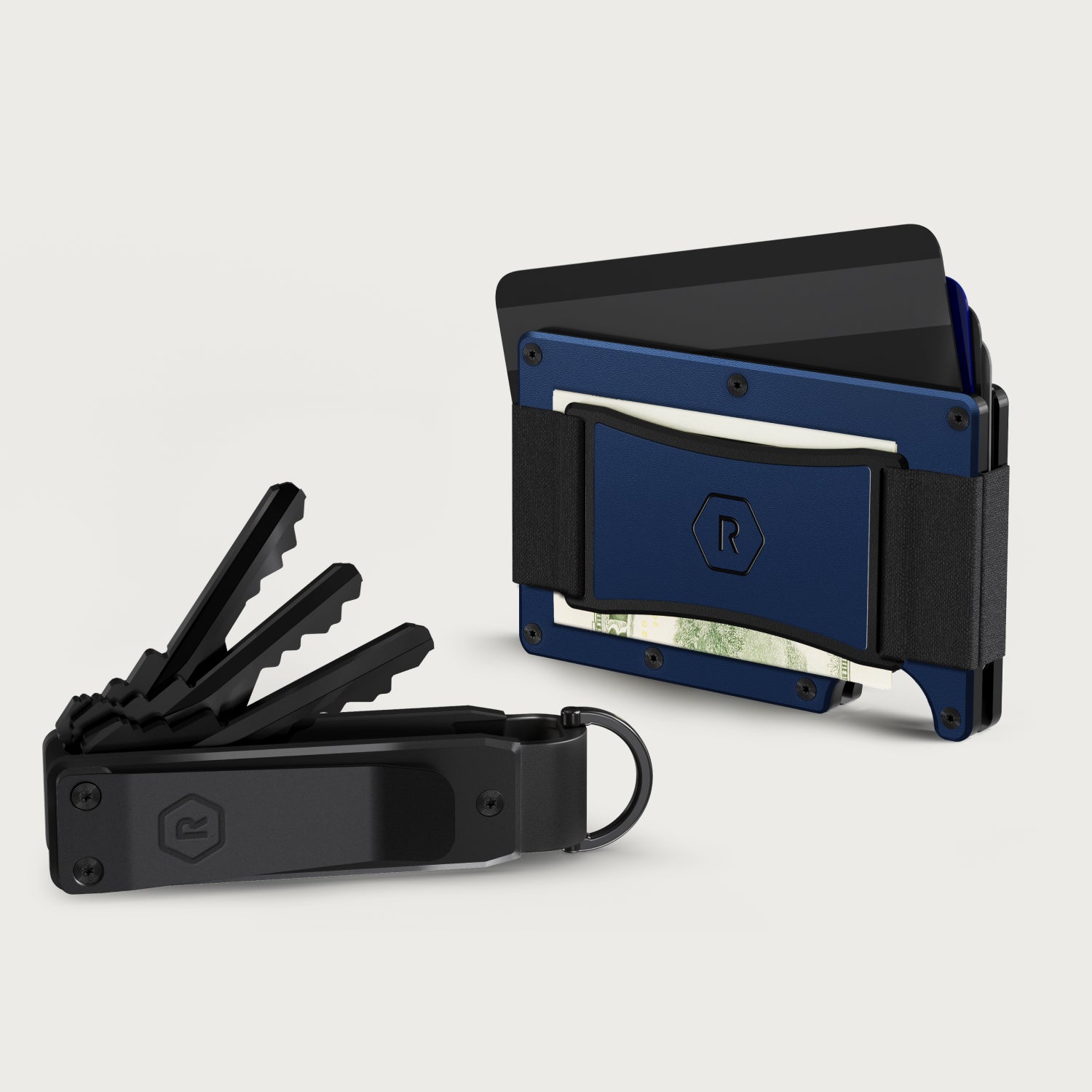 Ridge Wallet + KeyCase Kit | Dark Harbor
