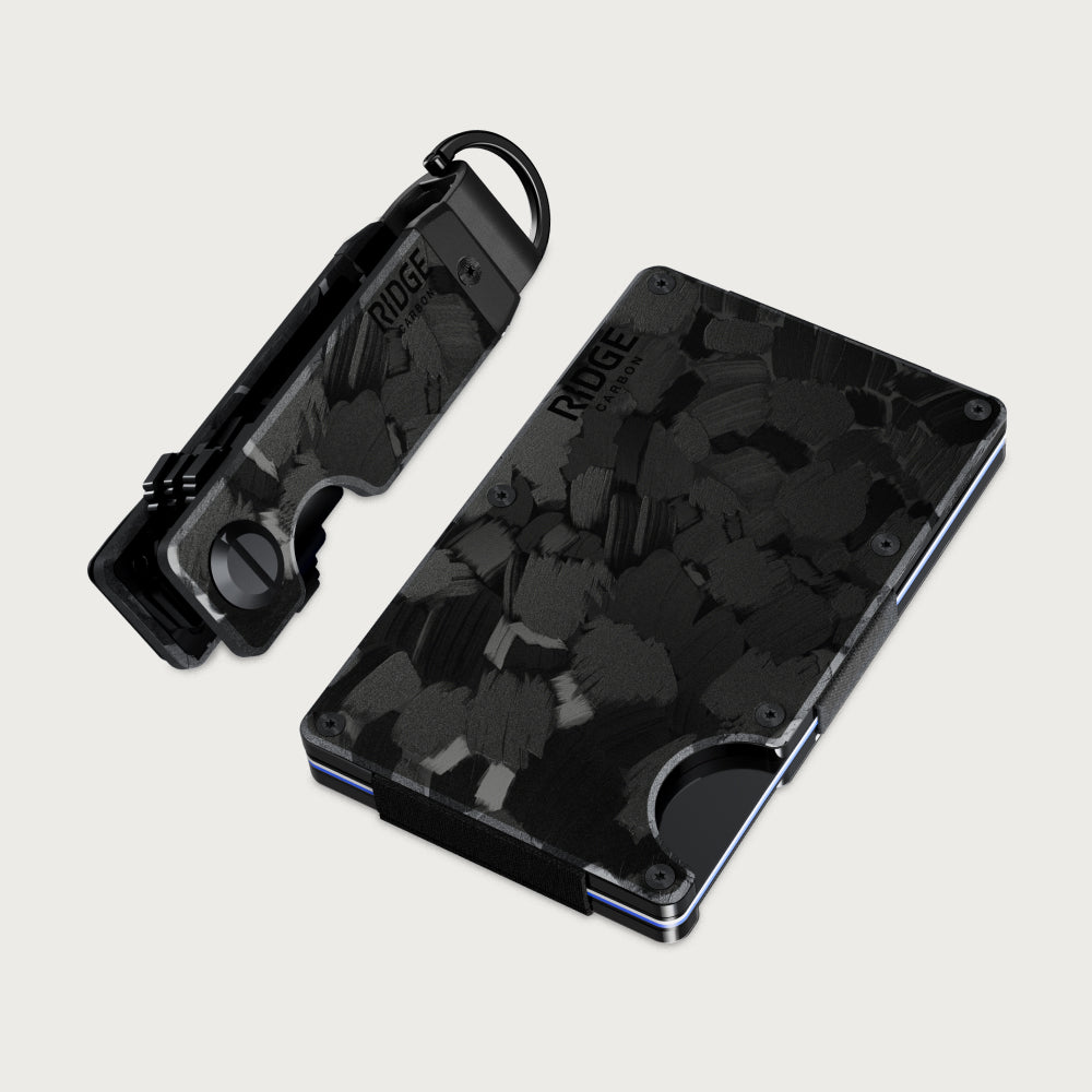 Slim & Strong Forged Carbon Wallet | The Ridge