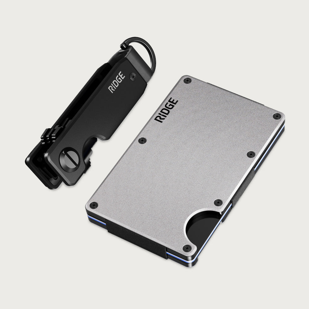 Ridge Wallet + KeyCase - GT Silver | TRACK-TESTED COLORS