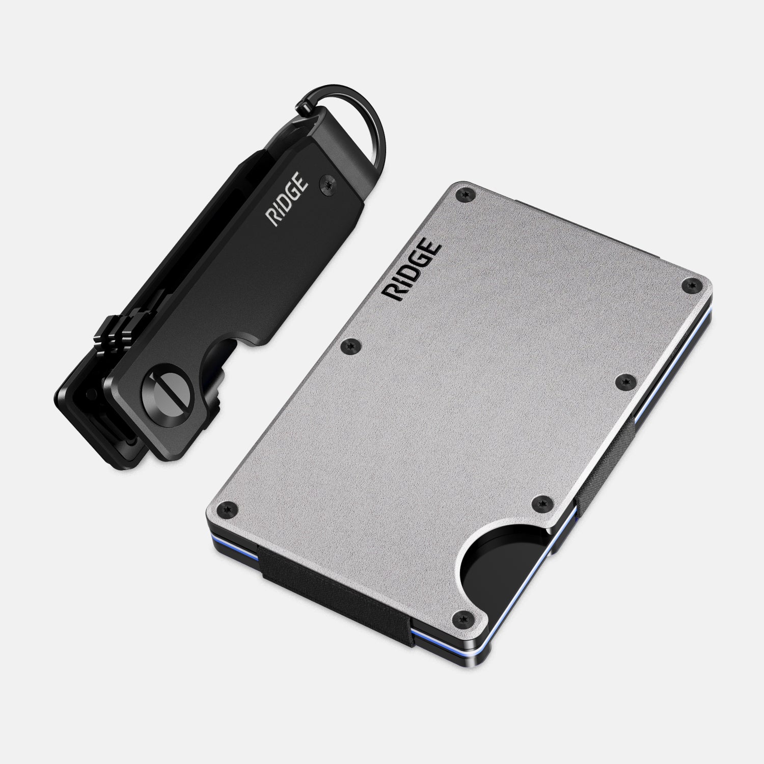 Ridge Wallet + KeyCase - GT Silver | TRACK-TESTED COLORS