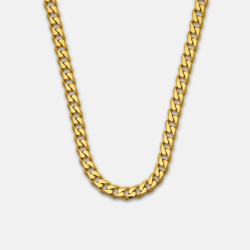 5mm Curb Chain - 18K Gold - 20