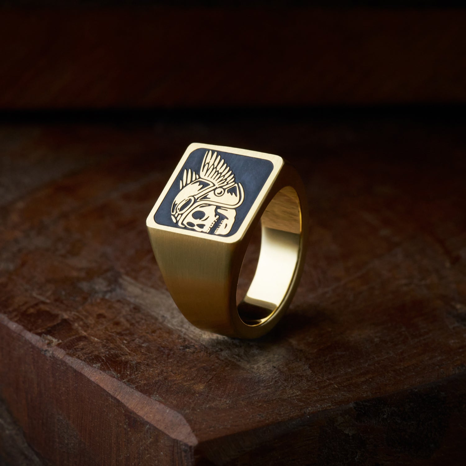 Godspeed Signet - 18K Gold – Ridge