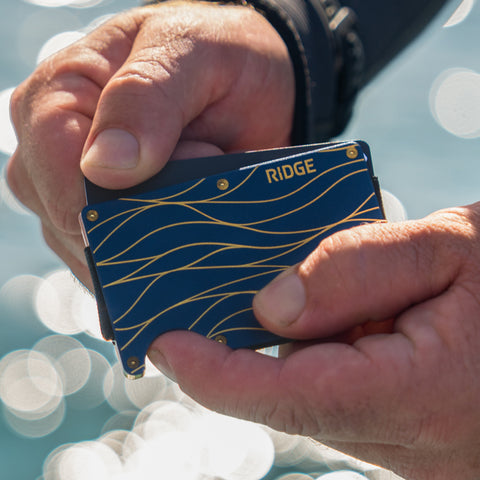 Ridge Wallet - Gold Horizon | Golden Transformation