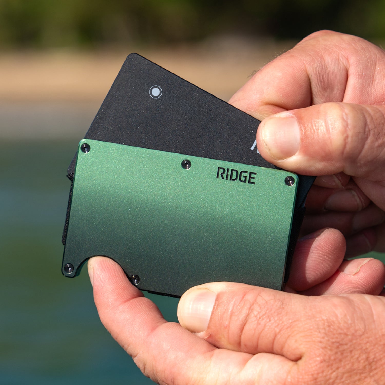 Ridge Wallet + KeyCase Kit | Green Flash