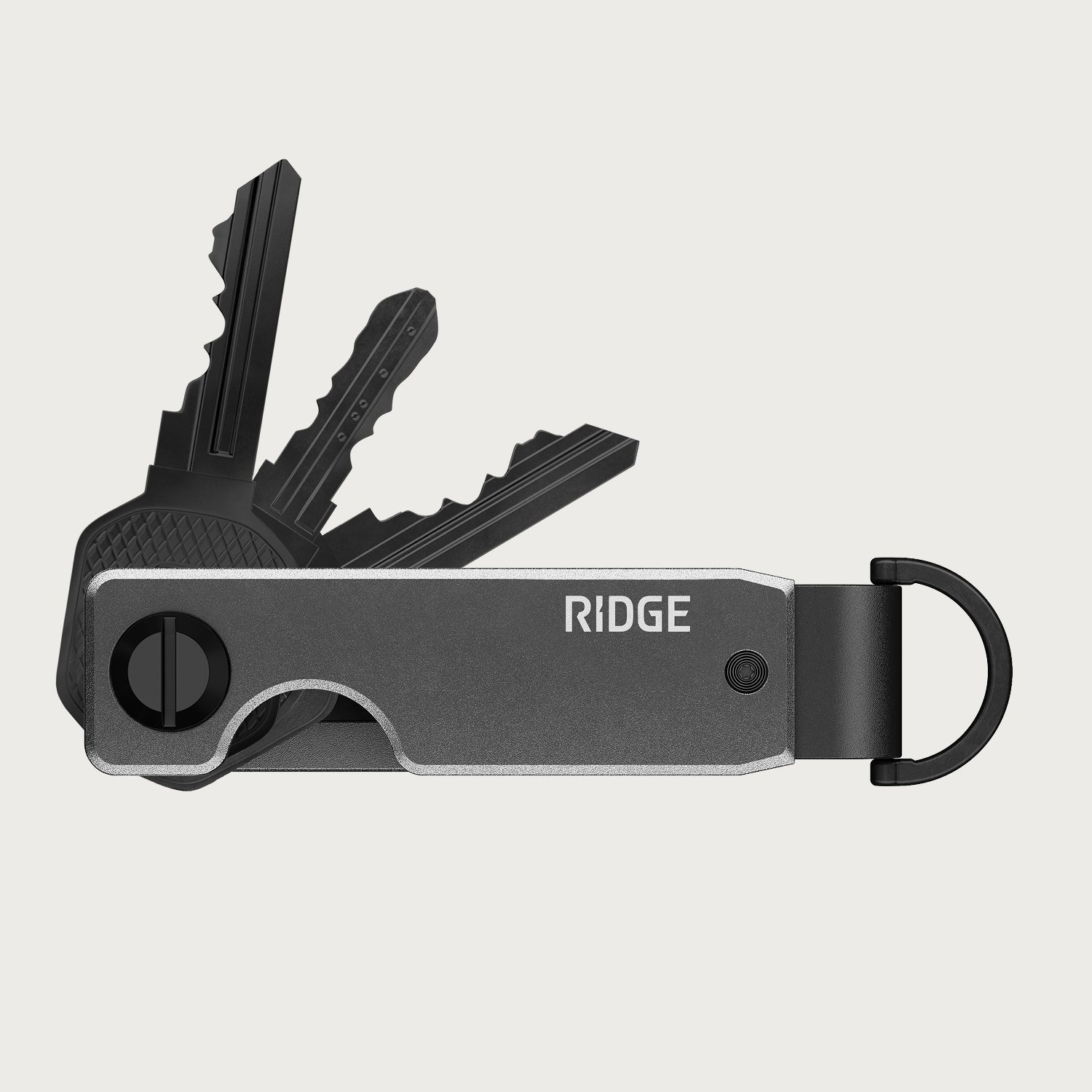 Gunmetal KeyCase: Slim Key Organizer // The Ridge