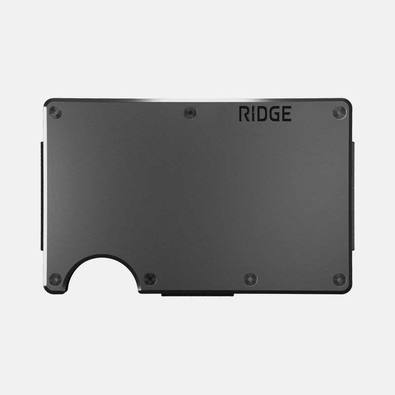 The Ridge Wallet Aluminum Gunmetal
